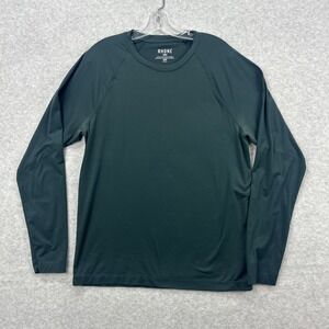 Rhone Reign‎ Shirt Mens Medium Green Long Sleeve Performance Crew Base Layer